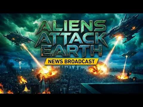 You’re Listening to the News When aliens attack Earth