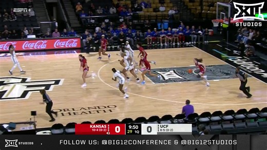 ROCK CHALK DUB✅ Kansas vs. UCF Highlights⬇️ #Big12WBB | Kansas Women's Basketball | Big 12 Conference