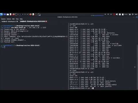 CVE-2025-32433 - Erlang/OTP SSH Pre-Auth RCE Exploit & Analysis