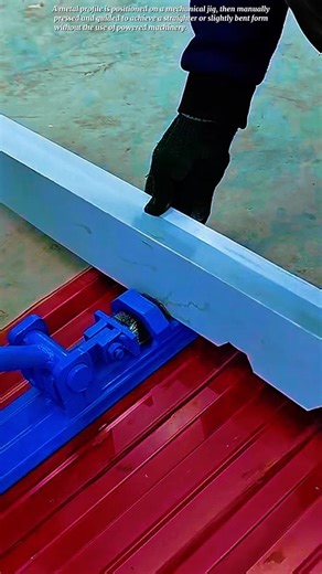 Manual Metal Profile Bending Using Mechanical Jig Tool
