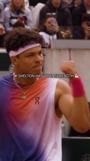 That Shelton power 💥 #RolandGarros #Shelton #Sports #Tennis #skills