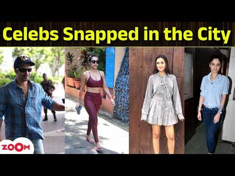 LIVE | Celebs Spotted | Varun Dhawan | Malaika Arora | Tejasswi Prakash | Karan Kundrra & others