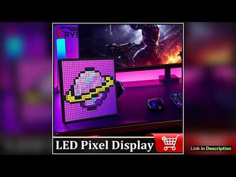 DIY LED Pixel Display RGB LED Panel Lamp Programmable Pixel Art Digital Light Display with APP