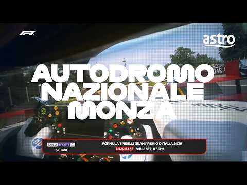 Formula 1 Italian GP LIVE from Monza | Stream instantly with Astro X3