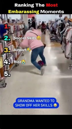 Ranking the Most Embarrassing Moments Ever 😭 (We’ve All Been There) #ranking #embarassingmoments