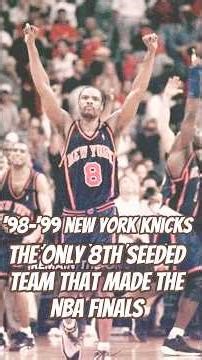 The ONLY 8th Seed Ever to Reach the NBA Finals 😱 | 1998 -99 New York Knicks