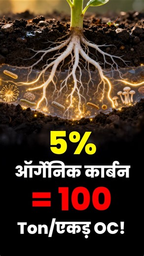 🌱 Soil लेती है, लेकिन हम वापस नहीं देते | 100 Ton Organic Carbon/एकड़ | #soilhealth #agrostar