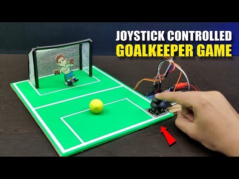 Joystick Controlled Goalkeeper Game || How To Control Servo Motor With Joystick Module #arduino #iot