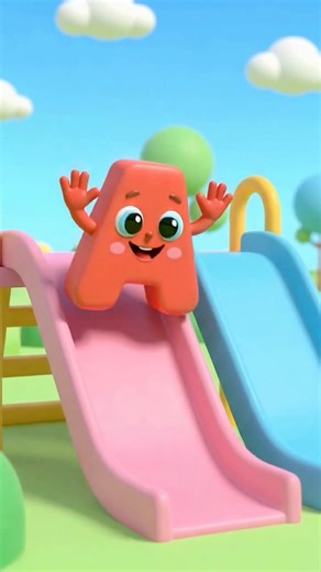 ABC Song for Kids (A-D) | Fun Alphabet Nursery Rhyme | ABCD Learning Song #abcd #kidssongs #shorts