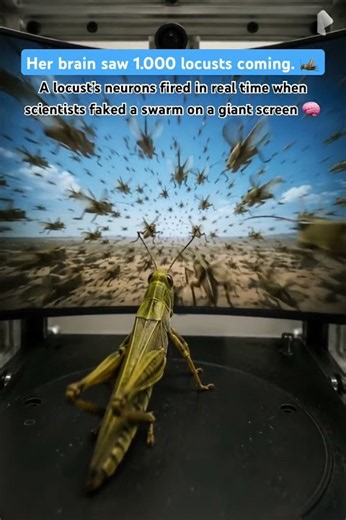 This Locust Thought the Swarm Was Real 🦗😳