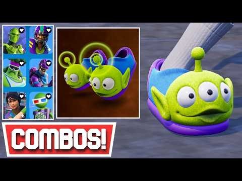 *NEW* BEST ALIEN SHOOOOOES KICKS COMBOS! | Fortnite
