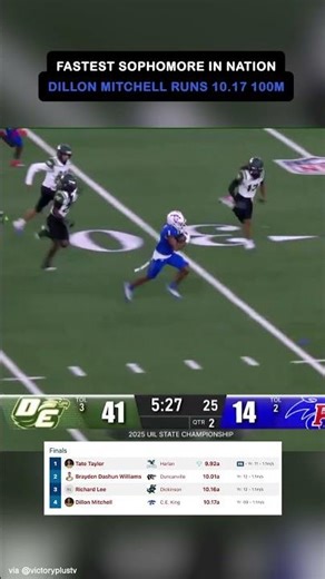 Fastest HS football player in NATION 💨😵‍💫 #shorts