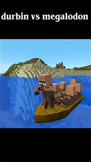 durbin vs megalodon #carrydepie #minecraft #minecraftanimations#minecraftshorts #viral #trending