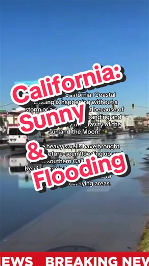 Sunny and flooding today? Could you live there? #SanDiego #California #Flooding #News