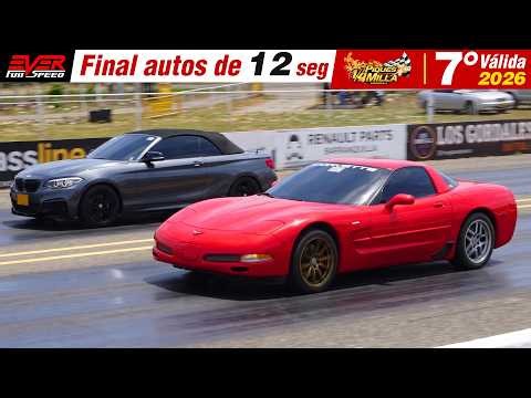 Corvette 🆚 BMW M240i 🆚 Audi RS Q3 🆚 Ford Raptor 🔥 DRAG RACING. 12seg | 7° Piques Barranquilla 2026