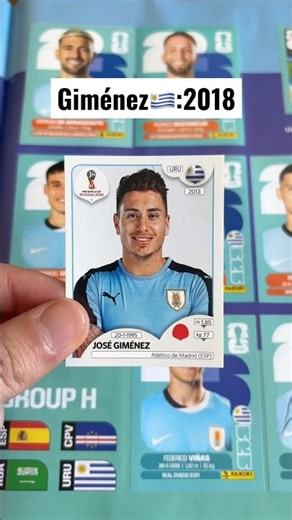 ¡Darwin Núñez & José Maria Giménez en 3 Álbumes diferentes!🇺🇾⚽️(Album del Mundial) #panini