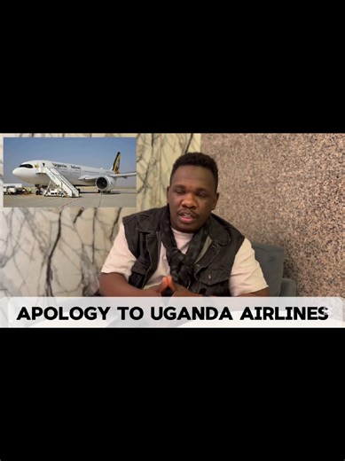 Baristatimo apologizes to Uganda airlines #baristatimo #ugandairlines #bebecool #entebbeairport