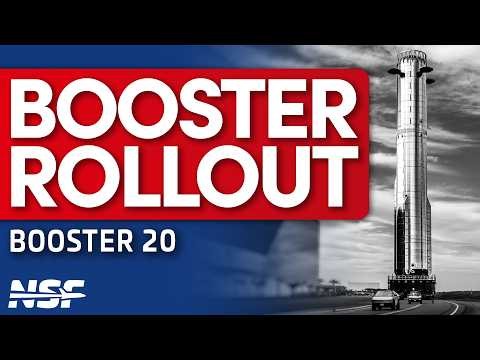 SpaceX rolls Booster 20 for testing on Pad 2