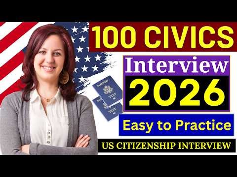 2026 random 100 civics questions and answers - U.S. citizenship interview I N400 Interview #n400