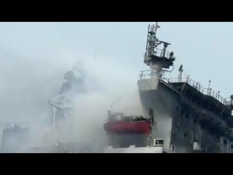 Iran strikes U.S.-owned oil tanker in Strait of Hormuz