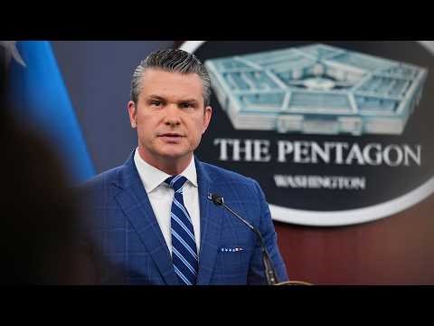 LIVE: Hegseth holds an Iran briefing | NBC News