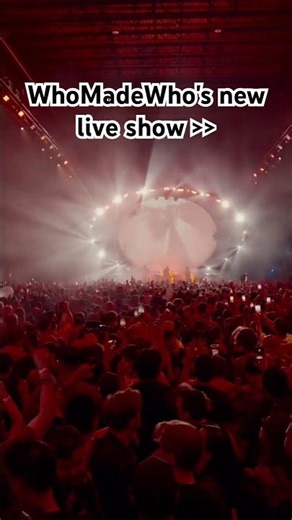 WhoMadeWho’s live performance #whomadewho #tour #performance #trendingshorts #shorts