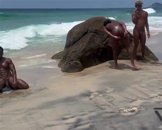 Danny Roleplay and Friends: Beach Threesome with Raw Action