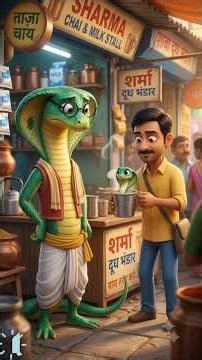🐍 साँप की दूध की दुकान! #shorts #moralstories #cartoon