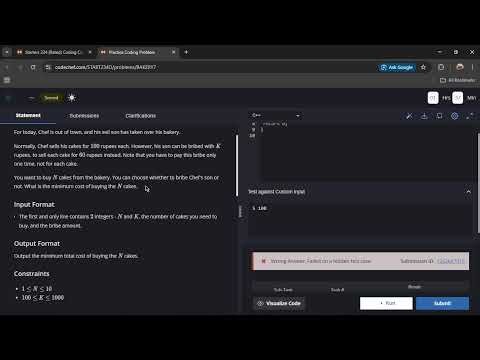 IOI Preparation Day 6 | CP Grind from 700 Rating. Session 1Solving codechef div4 contest