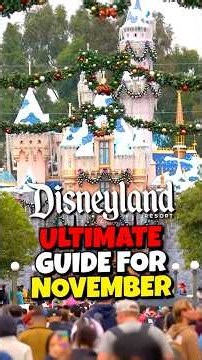 Here's the ULTIMATE Guide to Disneyland for November 2026! #disneyland #disneylandchristmas
