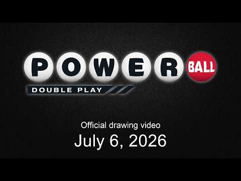 Powerball Double Play drawing for July 6, 2026