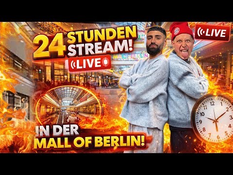 Jordan & Semih 24 STUNDEN STREAM in der MALL OF BERLIN | TRAILER