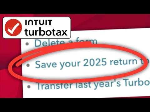 How to View & Download The Current Year of Tax Return Before Filing on Turbotax! - 2026