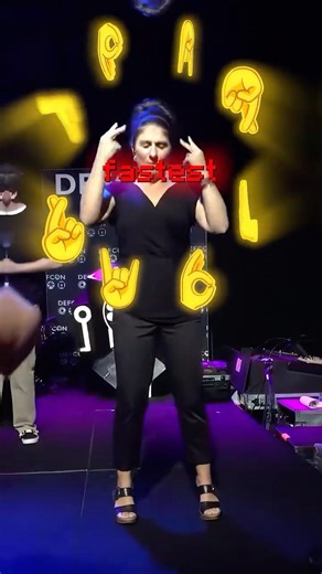 Fastest Sign Language in History 🔥🙏