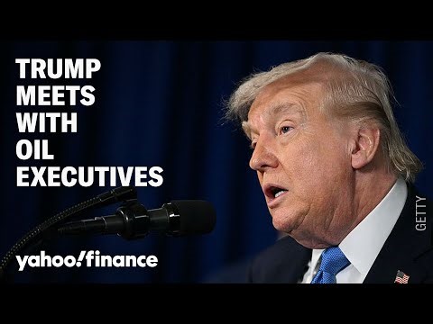 LIVE: President Trump meets with oil executives at the White House