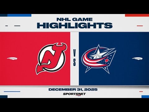 NHL Highlights | Devils vs. Blue Jackets - December 31, 2025