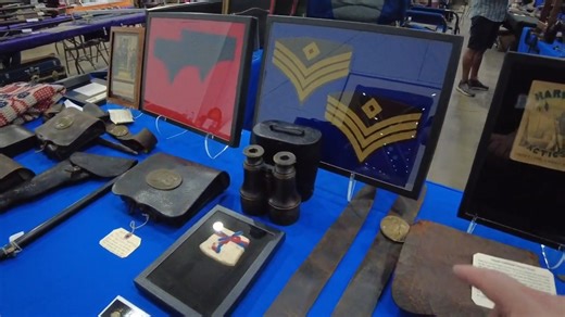 A rare Civil War display revealed the inside of an artillery shell, “it would break apart”