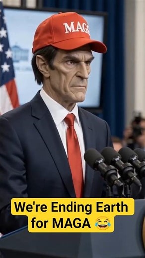 Alien in MAGA Hat Ends Earth at White House 😂