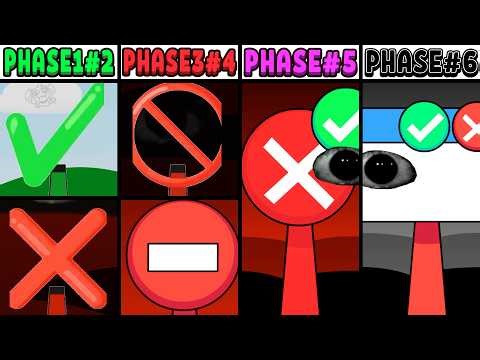 All Phases in New Incredibox Sprunki Oc of Checkmark: From Phase 1 to Phase 6