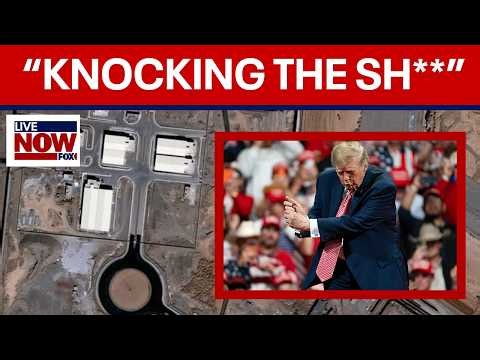 Trump on Iran: "We're knocking the sh** out of them"