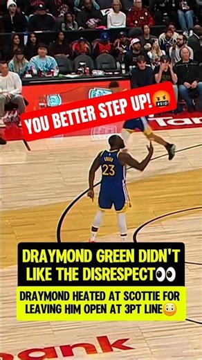 Scottie showing Draymond NO RESPECT😭