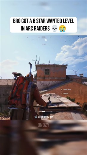 Bro got a 6 star wanted level in ARC Raiders 💀😭 📽️ u/Tesko249 #ARCRaiders #Extraction #ExtractionShooter #Gaming #PvP