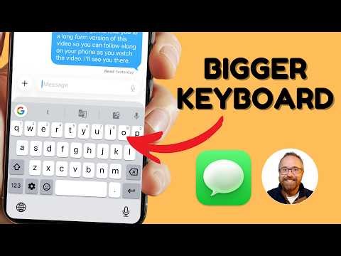 iPhone How to Make Keyboard Bigger #iphone #iphonetips