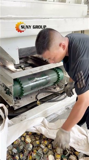 Scrap Motor Recycling Line ♻️ Recover Copper & Iron from Waste Motors