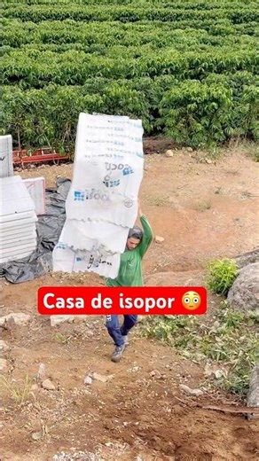 Styrofoam house with two slabs. 😳 #tips #construction #building #bricklayer #house