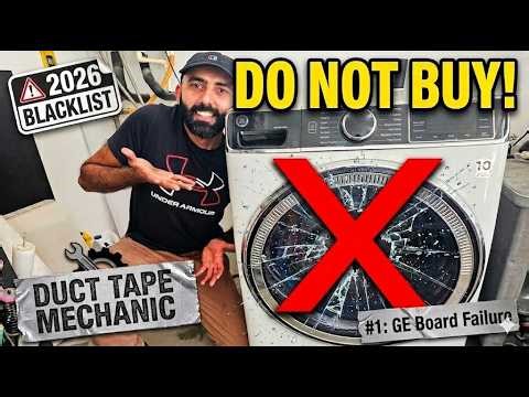 I'm an Appliance Repairman. DO NOT Buy These 3 Washing Machines in 2026!