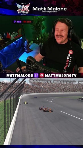 NOT pitting in! #indy500 #iracing