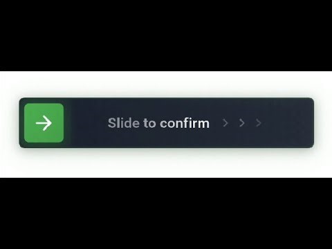 Beautiful Slide to Confirm Button UI in Flutter | Modern App Animation