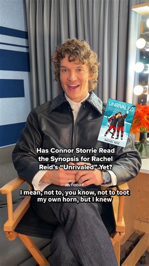 Connor Storrie knew Rachel Reid's "Unrivaled" was happening before it was announced! The "Heated Rivalry" actor shares with TODAY.com his appreciation for the author and why he thinks this book-to-screen adaptation was successful. “Unrivaled” will tell the next phase of Shane and Ilya’s story, which began with 2019’s “Heated Rivalry” and continued in 2022’s “The Long Game.” | Today Show