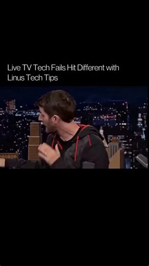 Money|Mindset|Grind on Instagram: "Linus Tech Tips’ Laptop Demo Failed Live On The Tonight Show 💻 Linus from Linus Tech Tips brings a futuristic Lenovo rollable laptop onto The Tonight Show in 2026, intending to wow Jimmy Fallon with a screen that expands from 16 inches to over 21 inches at the push of a button for ultra wide gaming or movie immersion. When he tries to trigger the expansion, nothing happens and the laptop refuses to perform in front of the studio audience and cameras. Jimmy imm